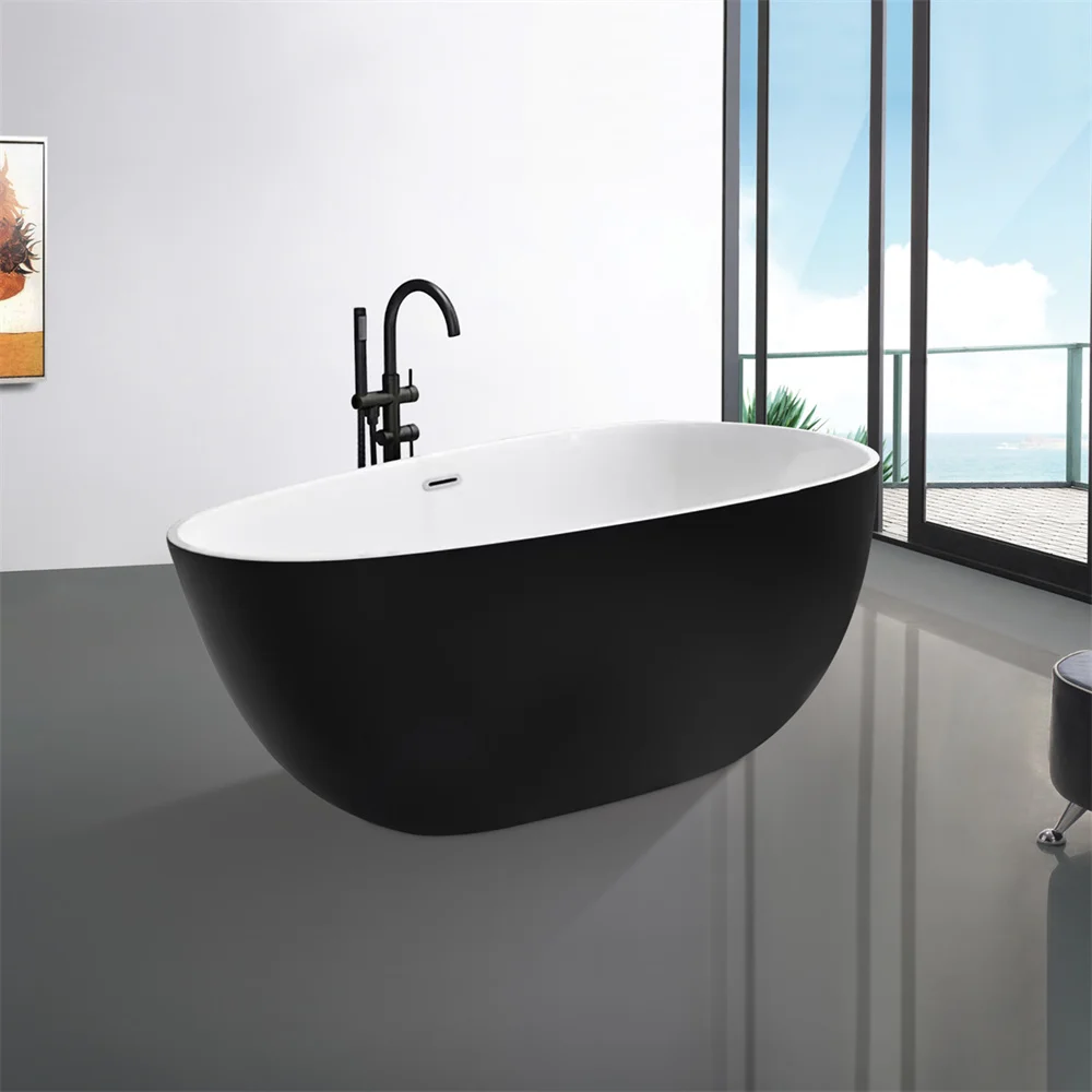 Factory Directly Custom Acrylic Matt Black Custom Freestanding Bathtub
Factory Directly Custom Acrylic Matt Black Custom Freestanding Bathtub