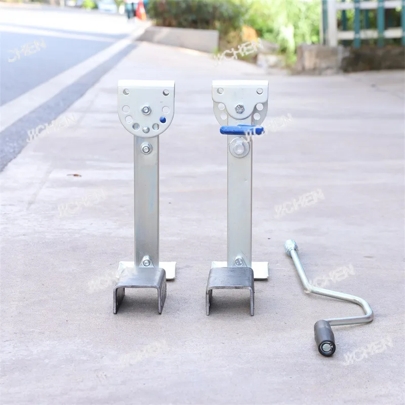 Опоры для автодомов JC RV, балансировочные кронштейны для прицепов, опорные ножки, которые можно складывать и опускать на 90 градусов, ручной стояночный домкрат
Опоры для автодомов JC RV, балансировочные кронштейны для прицепов, опорные ножки, которые можно складывать и опускать на 90 градусов, ручной стояночный домкрат