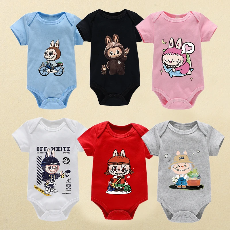 Labubu Original Baby Clothing Bodysuit Newborn Infant Jumpsuit Boy Girl Short Sleeve Romper Onesies 0-12 Months Labbubu Clothes
Labubu Original Baby Clothing Bodysuit Newborn Infant Jumpsuit Boy Girl Short Sleeve Romper Onesies 0-12 Months Labbubu Clothes
