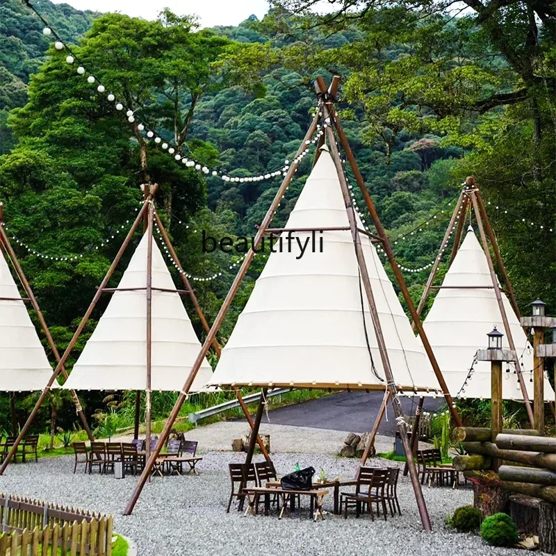 ss8350 Lantern tent Outdoor camp Catering Sunshade canopy scenic tent Sunscreen bamboo cone tent
ss8350 Lantern tent Outdoor camp Catering Sunshade canopy scenic tent Sunscreen bamboo cone tent