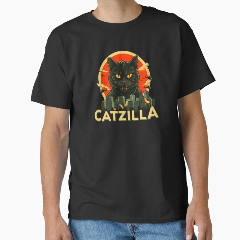 0808 Catzilla King of Monster Gift t shirt for Cat Lover Cute kitty printed Graphic tee Short Sleeve y2k clothes All size Tops
0808 Catzilla King of Monster Gift t shirt for Cat Lover Cute kitty printed Graphic tee Short Sleeve y2k clothes All size Tops