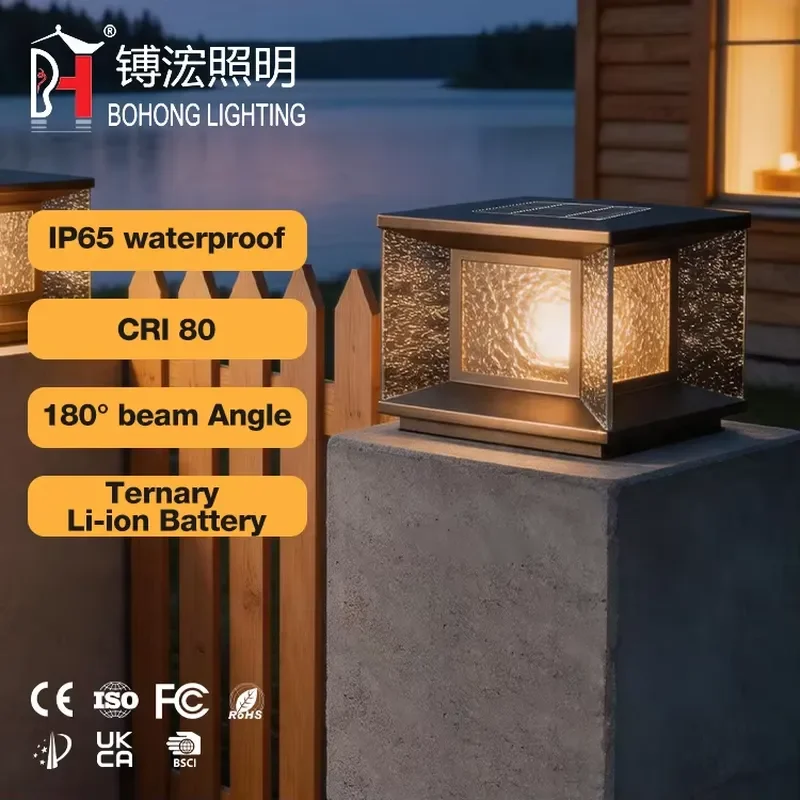 Minimalist Style IP65 Waterproof Pillar Lights AC 100V-265V Warm White LED Non-flicker 1W Solar Outdoor Garden Door Columns
Minimalist Style IP65 Waterproof Pillar Lights AC 100V-265V Warm White LED Non-flicker 1W Solar Outdoor Garden Door Columns
