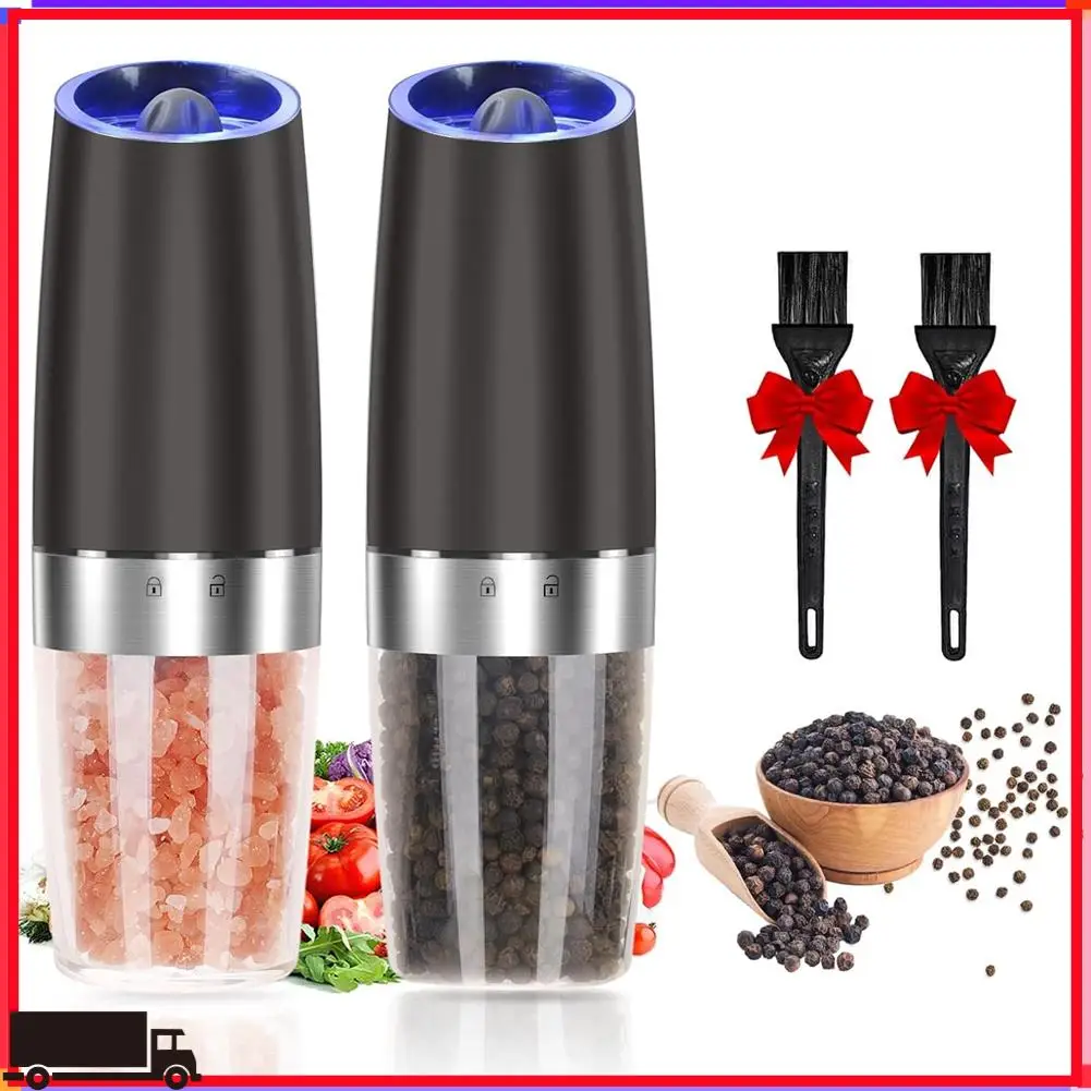 Premium 1 Set Gravity Electric Salt Grinder Automatic Mill Grinder Battery Powered With LED Light
Premium 1 Set Gravity Electric Salt Grinder Automatic Mill Grinder Battery Powered With LED Light
