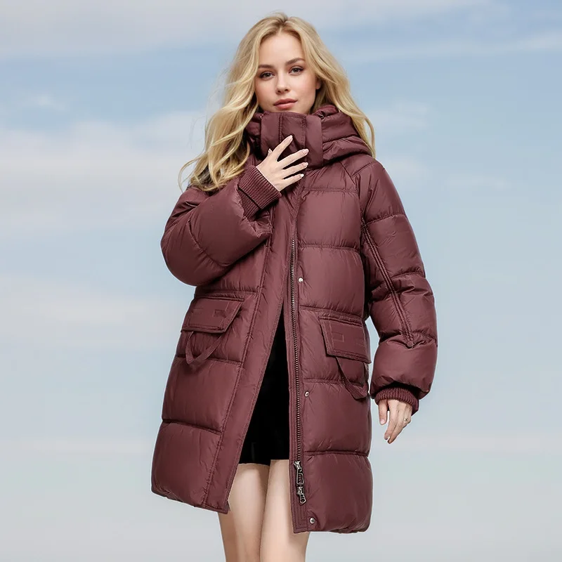 Patchwork Female's Winter Parka Jacket Solid Color Stand Collar Zipper Fly Women's Padded Coat Long Versatile Jacket For Lady
Patchwork Female's Winter Parka Jacket Solid Color Stand Collar Zipper Fly Women's Padded Coat Long Versatile Jacket For Lady