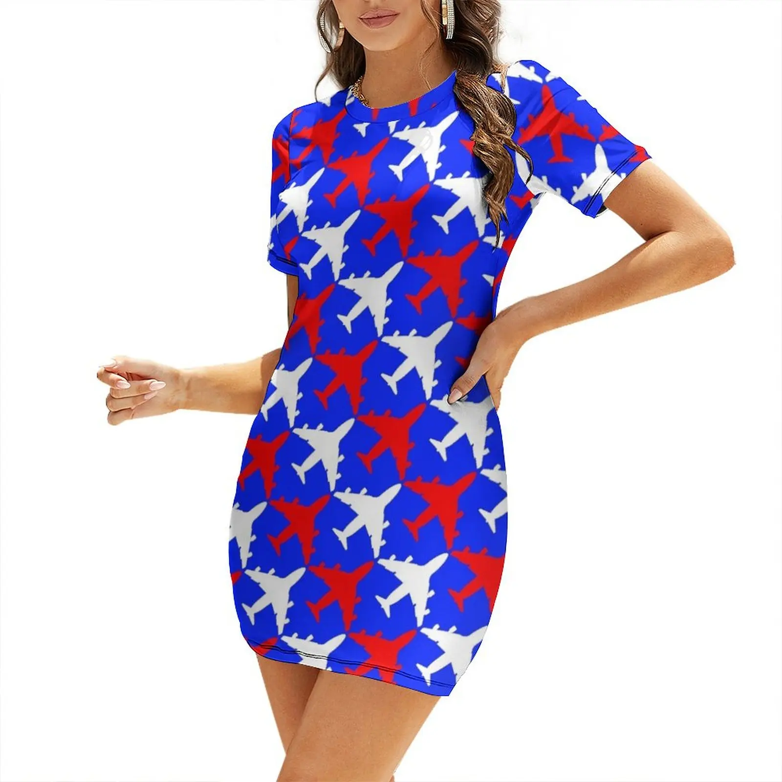 USAF Pattern Short-Sleeved Dress elegant guest wedding dress dresses for special events Dress
USAF Pattern Short-Sleeved Dress elegant guest wedding dress dresses for special events Dress