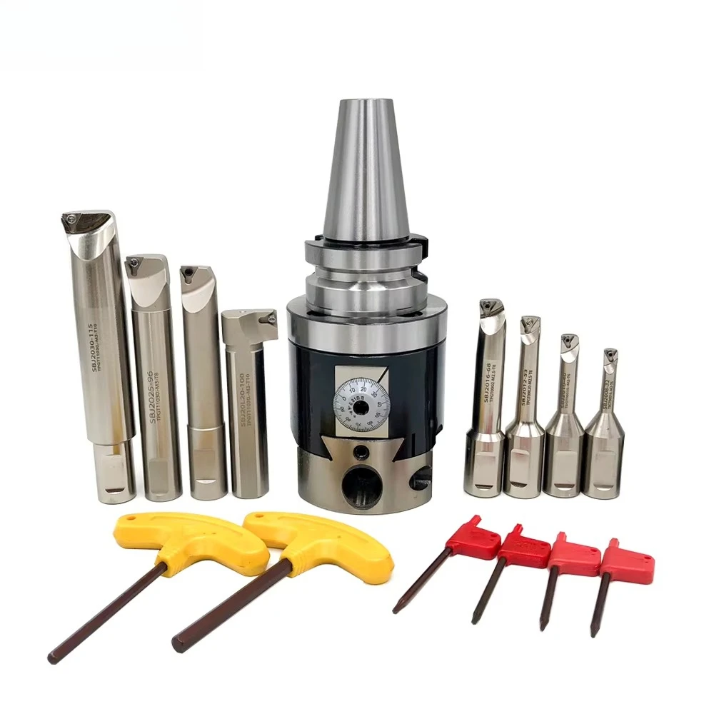 Machine Tools Boring Tools Set BT30 BT40 BT50 NBH 2084 Boring Head 8pcs Boring Bars for CNC Engraving Machine Milling
Machine Tools Boring Tools Set BT30 BT40 BT50 NBH 2084 Boring Head 8pcs Boring Bars for CNC Engraving Machine Milling