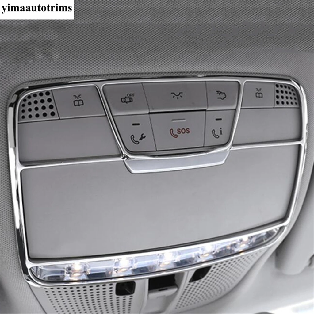 Roof Reading Lamp Light Frame Decoration Cover Trim For Mercedes Benz C CLASS W205 / GLC X253 2015 - 2021 ABS Chrome Accessories
Roof Reading Lamp Light Frame Decoration Cover Trim For Mercedes Benz C CLASS W205 / GLC X253 2015 - 2021 ABS Chrome Accessories