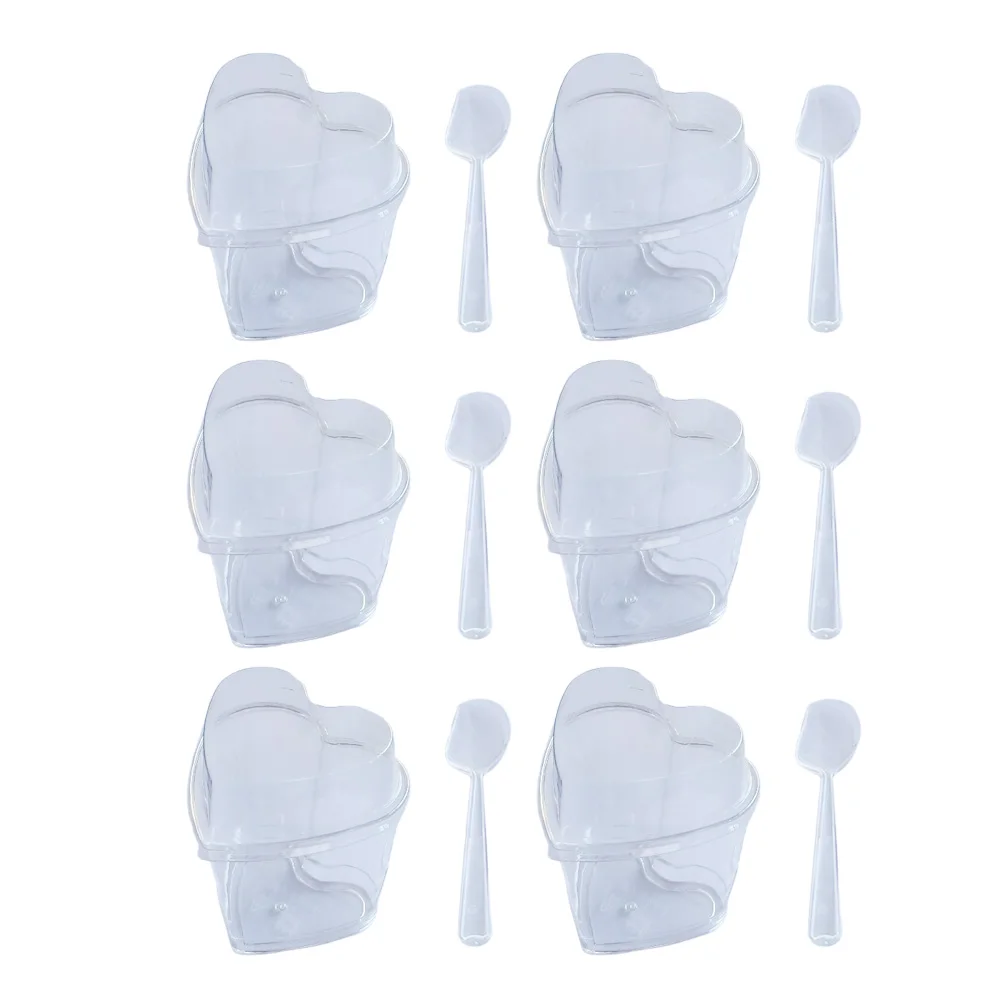 Heart Shaped Pudding Cup 10 Sets Clear Dessert Cups Mousse Juice Mini Food Grade Plastic Strong Kitchen Bar
Heart Shaped Pudding Cup 10 Sets Clear Dessert Cups Mousse Juice Mini Food Grade Plastic Strong Kitchen Bar