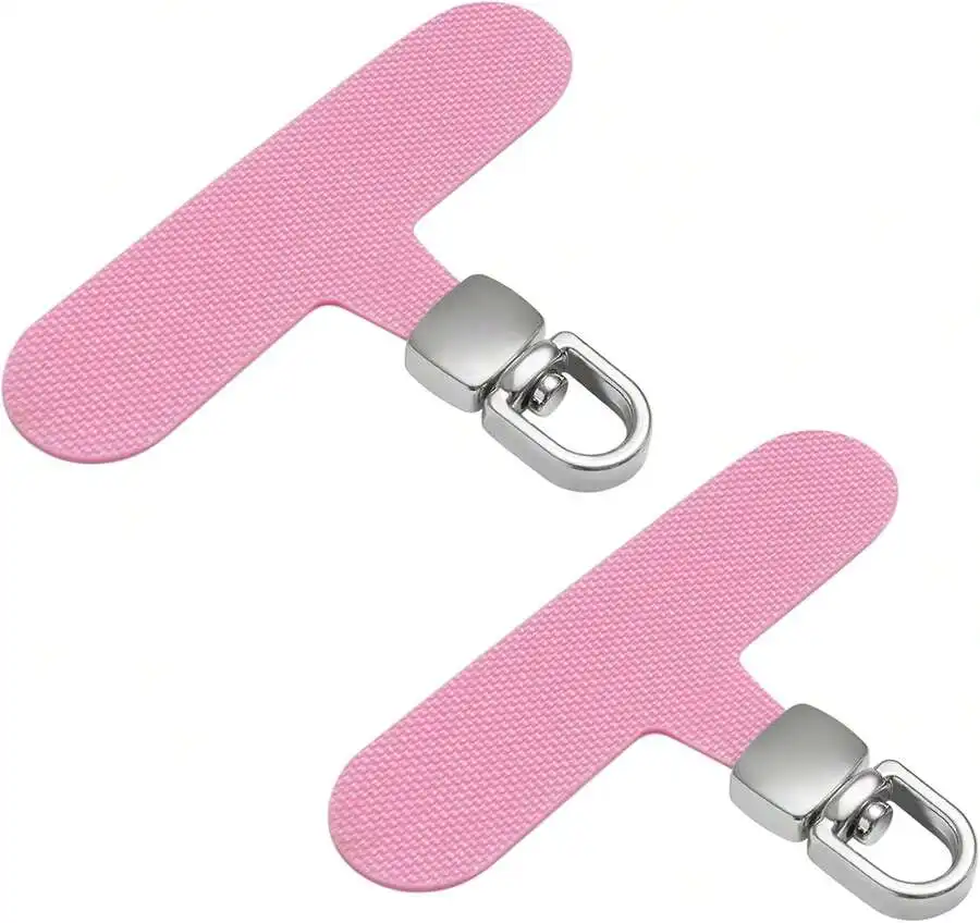 Pink Phone Tether Tab With Metal Swivel Hook For Lanyard Strap Crossbody Replacement
Pink Phone Tether Tab With Metal Swivel Hook For Lanyard Strap Crossbody Replacement
