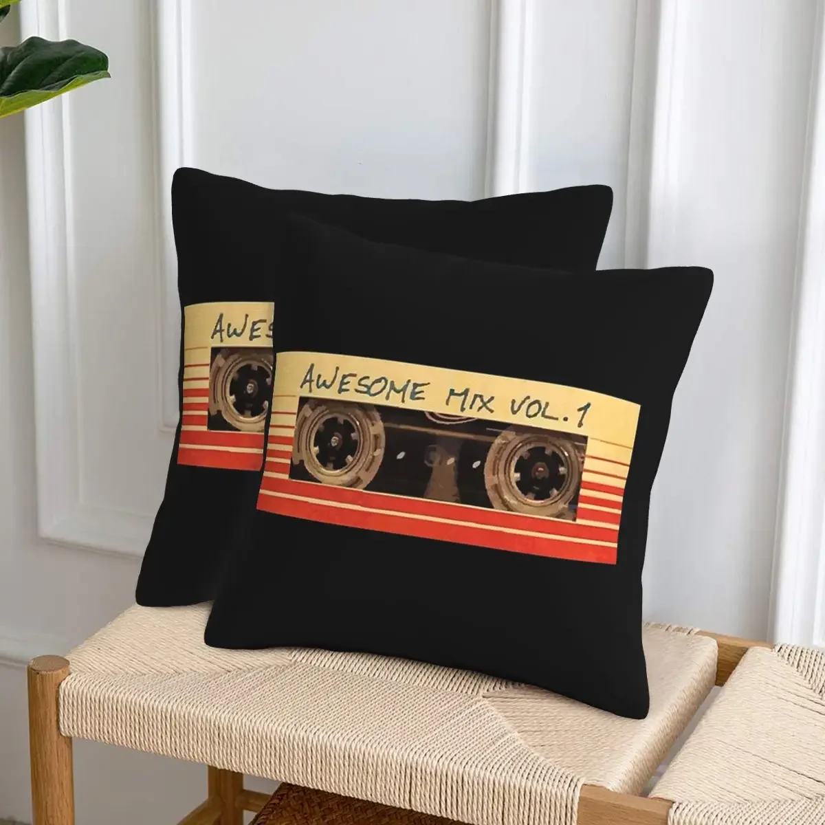 Awesome Mix Vol.1 2 pcs Square Pillowcase Pillow Cover Cushion Zip Decorative Comfort Throw Pillow for Home Bedroom
Awesome Mix Vol.1 2 pcs Square Pillowcase Pillow Cover Cushion Zip Decorative Comfort Throw Pillow for Home Bedroom