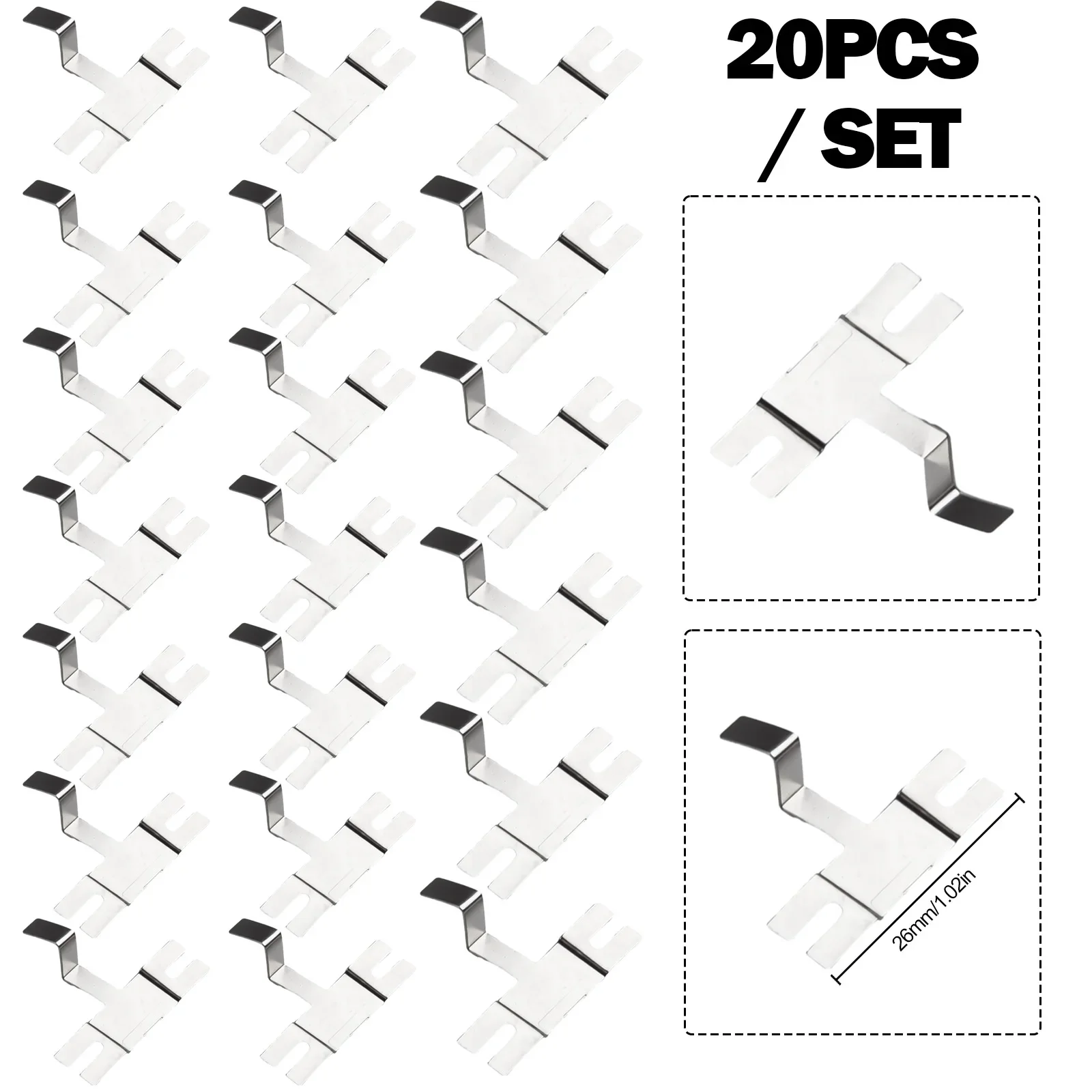 Practical High Tensile Tension Brand New High Quality Nickel Sheets Battery Pack 20pcs No Spots Nickel Plated Steel
Practical High Tensile Tension Brand New High Quality Nickel Sheets Battery Pack 20pcs No Spots Nickel Plated Steel