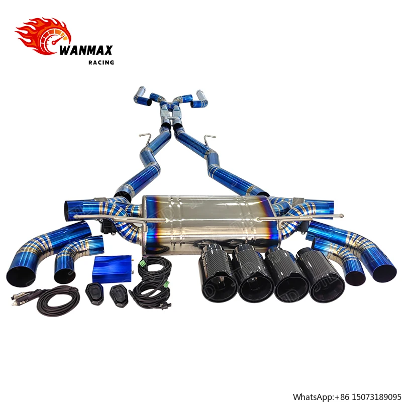 Выхлопная система Valvetronic из титанового сплава для BMW M5 F90 4.4T 2018-2021 годов выпуска
Выхлопная система Valvetronic из титанового сплава для BMW M5 F90 4.4T 2018-2021 годов выпуска