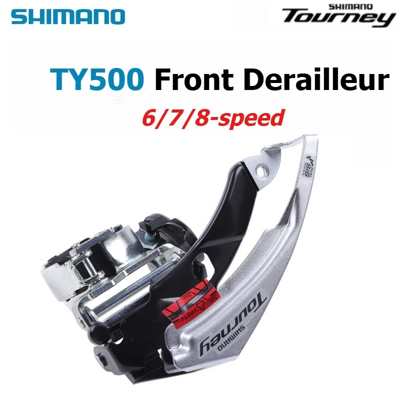 SHIMANO TY500 Front Derailleur 7/8-Speed Top & Bottom Cable Pull Compatible for Mountain Bikes
SHIMANO TY500 Front Derailleur 7/8-Speed Top & Bottom Cable Pull Compatible for Mountain Bikes
