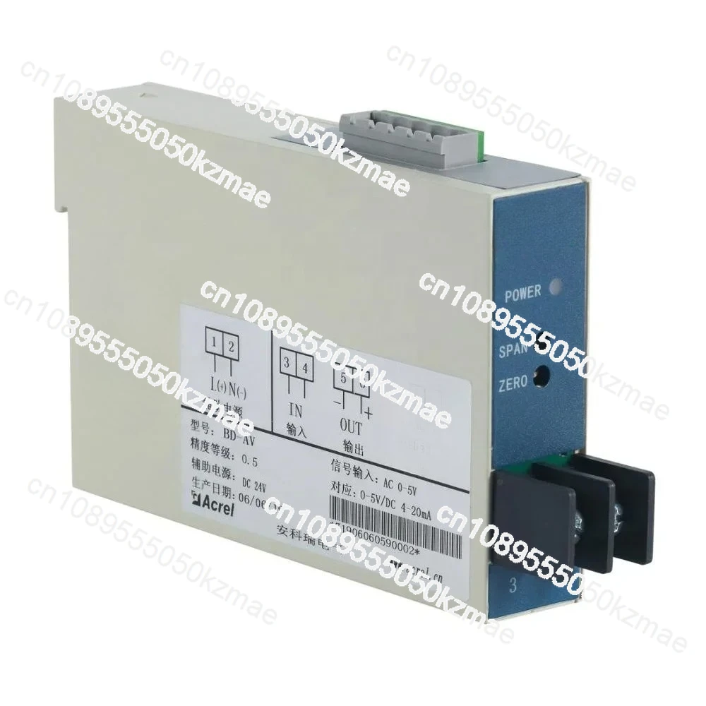 Isolated DC Voltage Transducer 0-1500V to 0-10V 4-20mA for Energy Meter Battery Monitor
Isolated DC Voltage Transducer 0-1500V to 0-10V 4-20mA for Energy Meter Battery Monitor