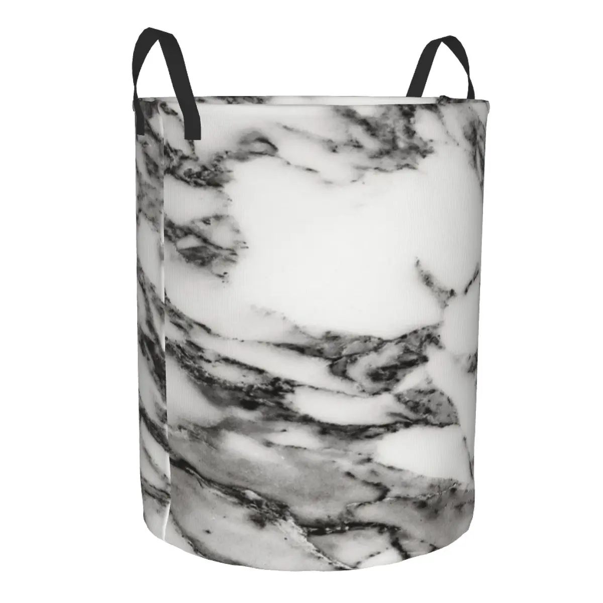Custom White Black Marble Laundry Hamper Large Storage Basket Abstract Texture Girls Boys Toy Organizer
Custom White Black Marble Laundry Hamper Large Storage Basket Abstract Texture Girls Boys Toy Organizer