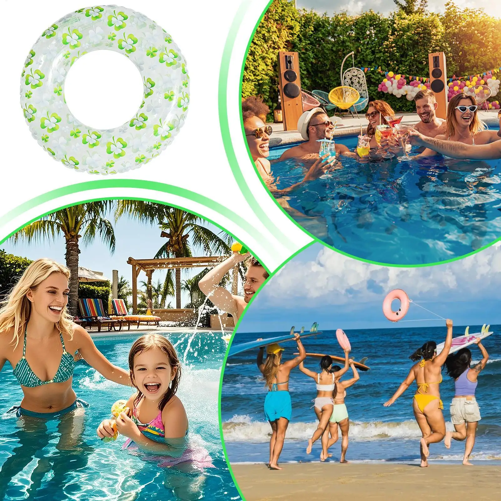 Inflatable Swim Tube Raft Cute Clear Waterproof Lightweight Inflatable Swimming Ring For Beach Water Party Summer Decorations
Inflatable Swim Tube Raft Cute Clear Waterproof Lightweight Inflatable Swimming Ring For Beach Water Party Summer Decorations