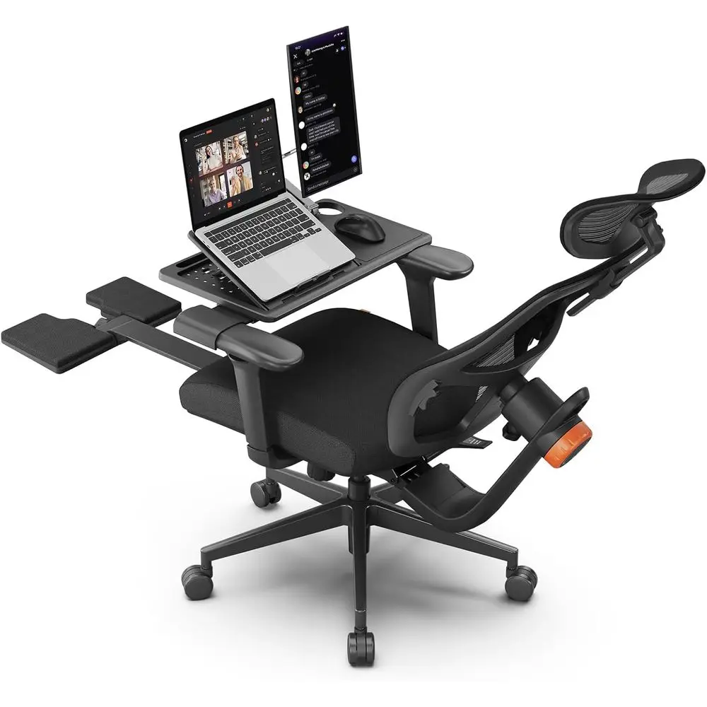 Ergonomic High-Back Office Chair with Footrest, Auto-Adjust Lumbar Support, 4D Armrests, 136° Tilt, Seat Depth & Height Adjustme
Ergonomic High-Back Office Chair with Footrest, Auto-Adjust Lumbar Support, 4D Armrests, 136° Tilt, Seat Depth & Height Adjustme