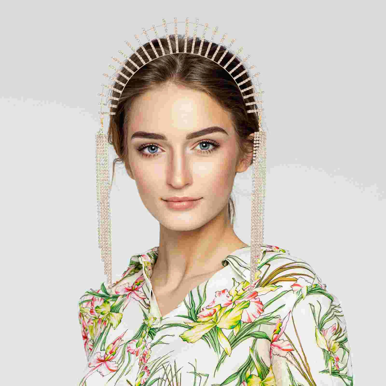 Rhinestones Tassel Headband Headwear Accessories Long Golden Hair Premium Chain Bride
Rhinestones Tassel Headband Headwear Accessories Long Golden Hair Premium Chain Bride