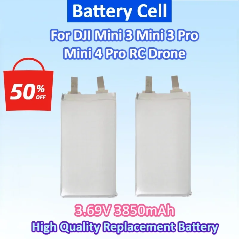 2PCS NEW 3.69V 3850mAh 933872 Battery Cell For DJI Mini 3,Mini 3 Pro ,Mini 4 Pro RC Drone
2PCS NEW 3.69V 3850mAh 933872 Battery Cell For DJI Mini 3,Mini 3 Pro ,Mini 4 Pro RC Drone