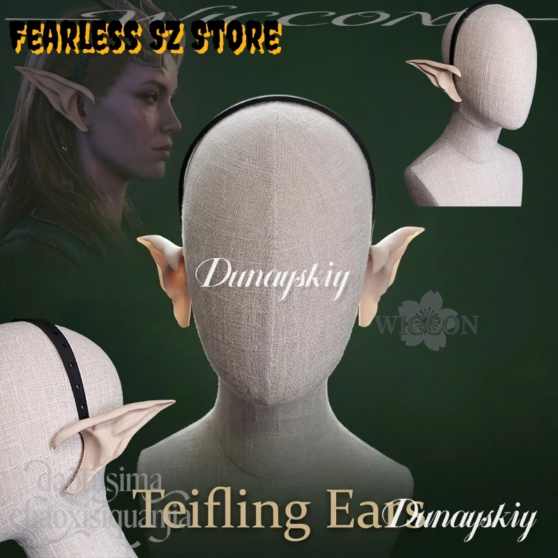 Teifling Ears Cosplay Anime Furry Ear Headbands Hairband Birthday Party Christmas Halloween Princess Angel Elf Furrsuit Roleplay
Teifling Ears Cosplay Anime Furry Ear Headbands Hairband Birthday Party Christmas Halloween Princess Angel Elf Furrsuit Roleplay