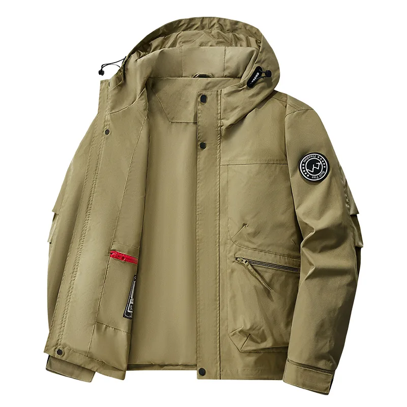 2025 Men's Windproof Outdoor One-Piece Cap Jacket Multi-Pocket Fashion Youth Autumn Winter 2025
2025 Men's Windproof Outdoor One-Piece Cap Jacket Multi-Pocket Fashion Youth Autumn Winter 2025