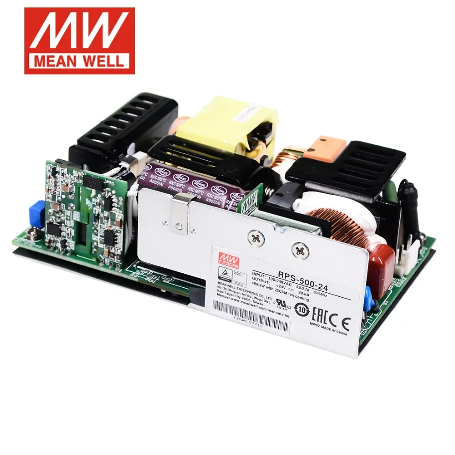 MEAN WELL RPS-500 12V 15V 18V 24V 27V 36V 48V 500W Medical Grade Open Frame Power Supply PCB PSU Blank Type
MEAN WELL RPS-500 12V 15V 18V 24V 27V 36V 48V 500W Medical Grade Open Frame Power Supply PCB PSU Blank Type