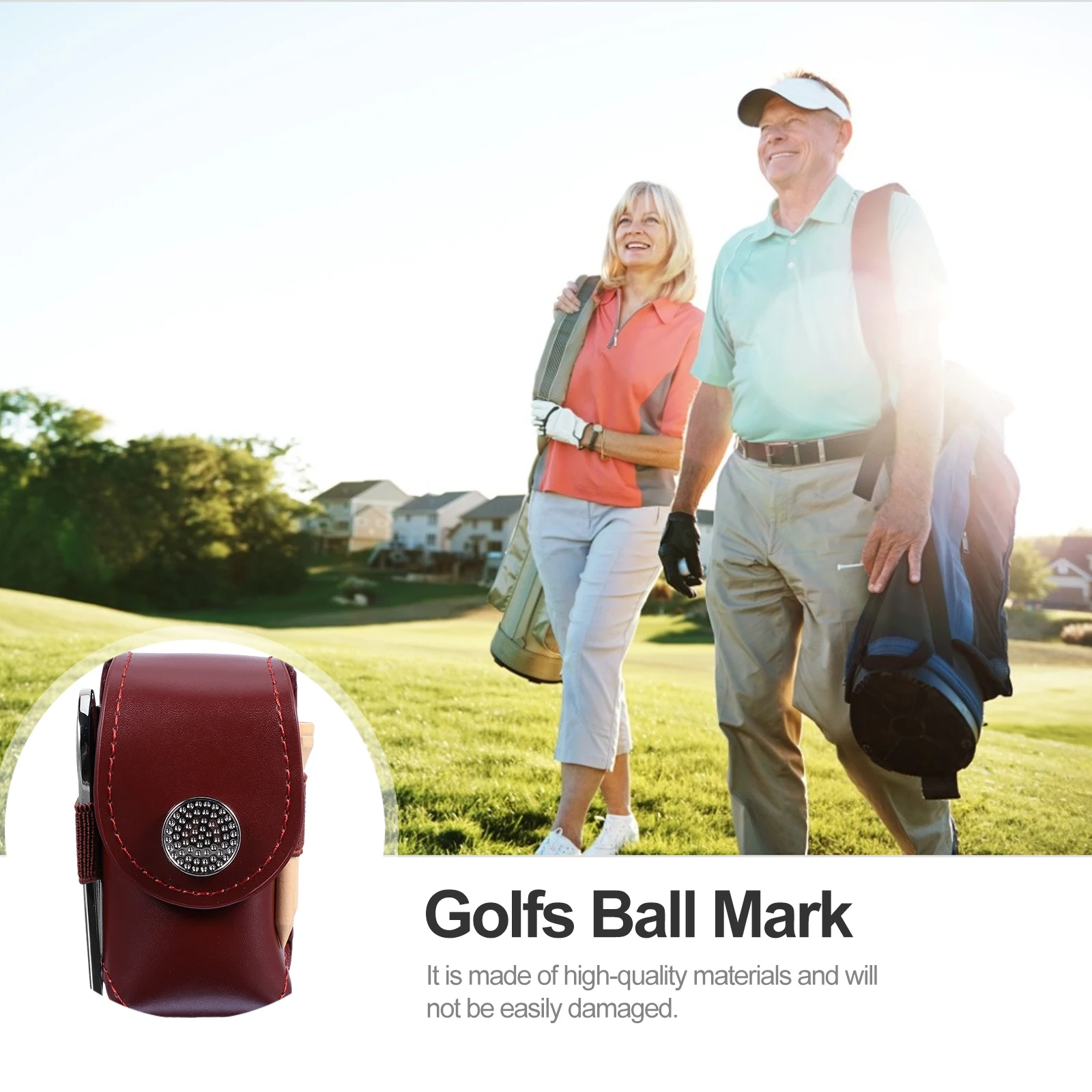 1 set Golf Office Set 4 Piece Golfs Tool Kit Portable PU Case Ball Mark Tee Divot Repair Practice Training Toys
1 set Golf Office Set 4 Piece Golfs Tool Kit Portable PU Case Ball Mark Tee Divot Repair Practice Training Toys