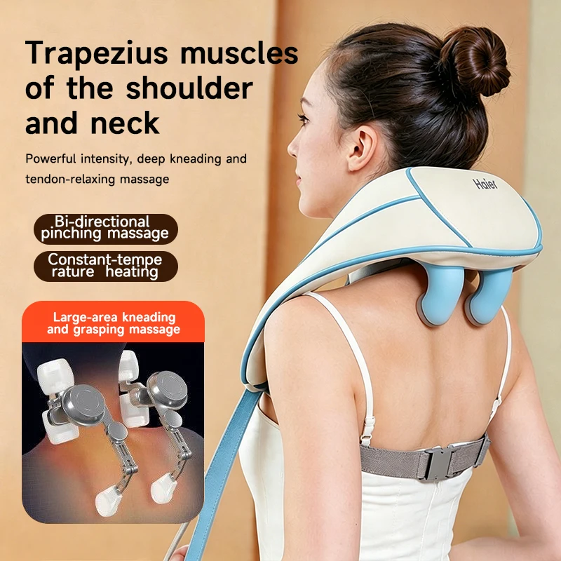 6D Neck Massager with Heat Deep Tissue Shoulder Back Body Massage Device Stress Relief Relaxation Portable Gift Home Office Use
6D Neck Massager with Heat Deep Tissue Shoulder Back Body Massage Device Stress Relief Relaxation Portable Gift Home Office Use