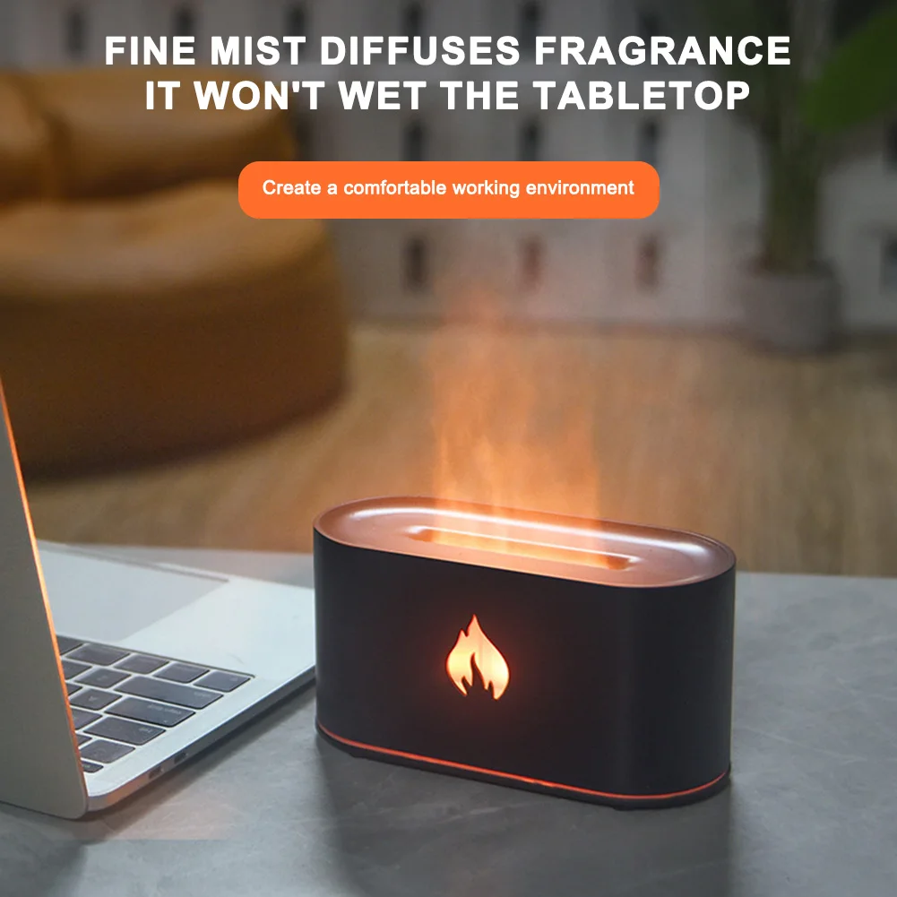 Flame Aromatherapy Diffuser and Humidifier 160ml Tank Seven Color Lights Auto Shutoff Designed for Quiet Environments
Flame Aromatherapy Diffuser and Humidifier 160ml Tank Seven Color Lights Auto Shutoff Designed for Quiet Environments