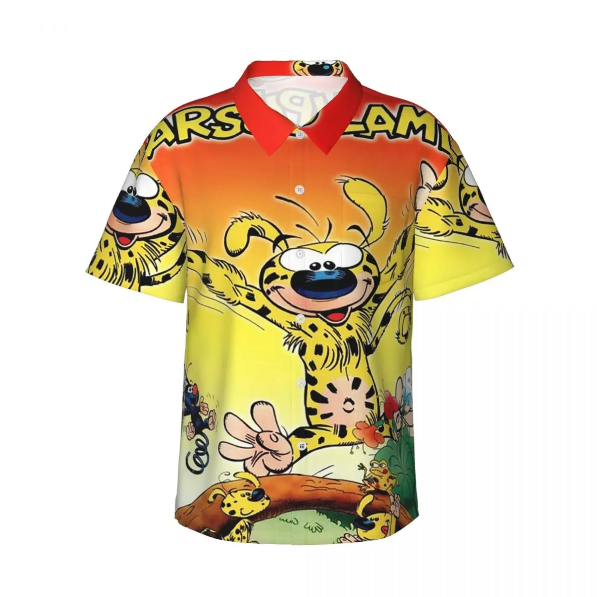 Art - Marsupilami Cartoon Anime Men's Shirts Hawaiian Short Sleeve Shirt Funny Button Tops for Summer Beach
Art - Marsupilami Cartoon Anime Men's Shirts Hawaiian Short Sleeve Shirt Funny Button Tops for Summer Beach