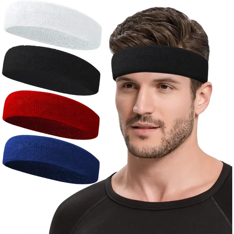 Sports Sweatbands Headband Moisture Wicking Hairband Athletic Towel Headbands Cotton Head Sweat Bands for Running, Cycling, Yoga
Sports Sweatbands Headband Moisture Wicking Hairband Athletic Towel Headbands Cotton Head Sweat Bands for Running, Cycling, Yoga