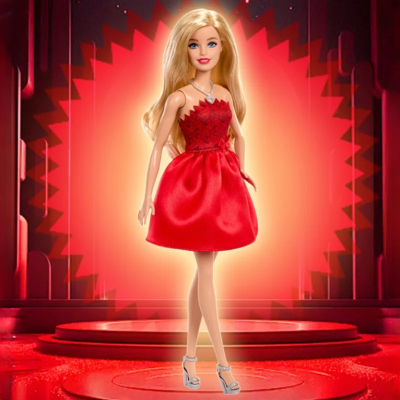 New Genuine Barbie 80th Anniversary Commemoration Doll Anime Action Figure Cute Girl Dress Up Toys Room Decoration Toys Gift
New Genuine Barbie 80th Anniversary Commemoration Doll Anime Action Figure Cute Girl Dress Up Toys Room Decoration Toys Gift