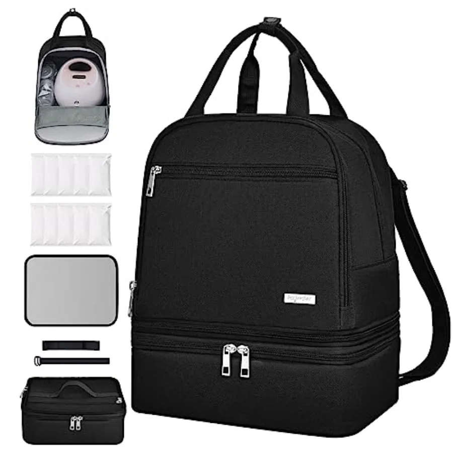 Derbiedersinn Breast Pump Bag Compatible with Spectra Pumps Insulated Carrying Case with Cooler for Milk Storage Travel Work Da
Derbiedersinn Breast Pump Bag Compatible with Spectra Pumps Insulated Carrying Case with Cooler for Milk Storage Travel Work Da