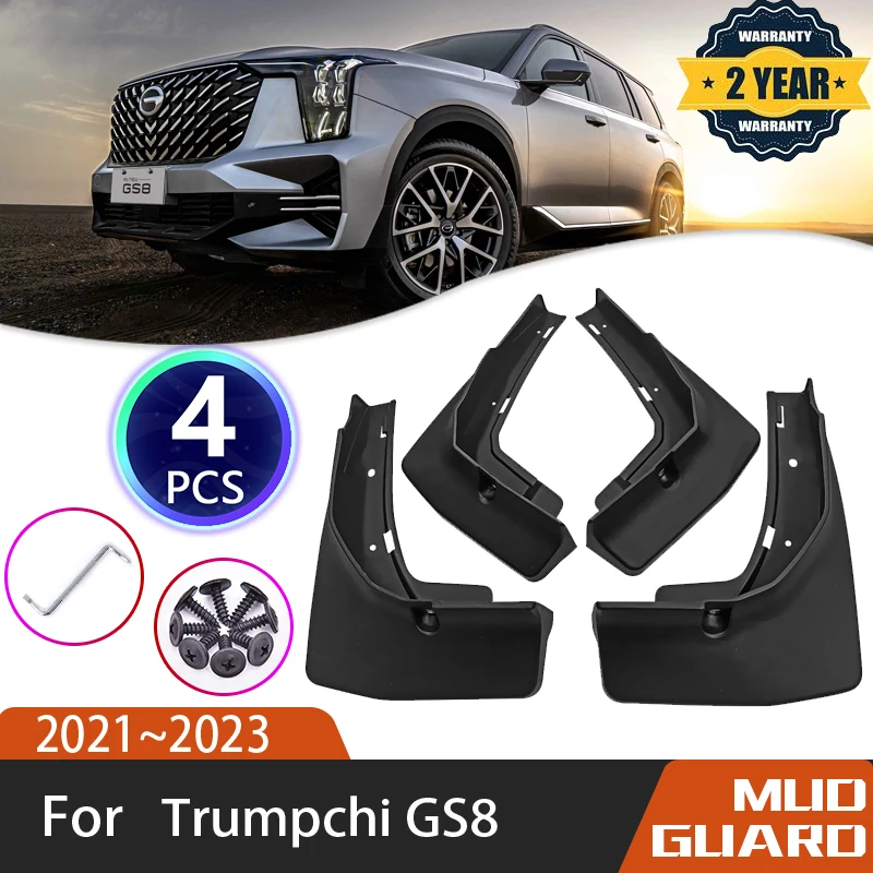 Anti-splash Car Mudguards For Trumpchi GS8 II Fuel Version MK2 2021 2022 2023 Car Mud Flap Guard Splash Flap Fender Accessories
Anti-splash Car Mudguards For Trumpchi GS8 II Fuel Version MK2 2021 2022 2023 Car Mud Flap Guard Splash Flap Fender Accessories