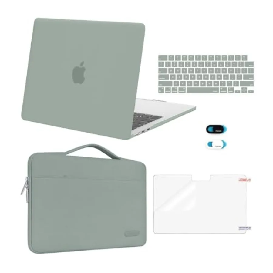 Совместим с MacBook Air 13 дюймов, чехол M5 2026, M4 2025, M3, M2 2024-2022, A3449, A3240, A3113, A2681, жесткий чехол, сумка-чехол и чехол для клавиатуры.
Совместим с MacBook Air 13 дюймов, чехол M5 2026, M4 2025, M3, M2 2024-2022, A3449, A3240, A3113, A2681, жесткий чехол, сумка-чехол и чехол для клавиатуры.