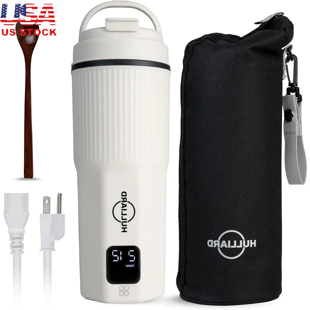 Portable Electric Kettle 316 Stainless Steel Travel Water Boiler 450ml Smart Temperature Control 6 Settings Boil-Dry Protection
Portable Electric Kettle 316 Stainless Steel Travel Water Boiler 450ml Smart Temperature Control 6 Settings Boil-Dry Protection