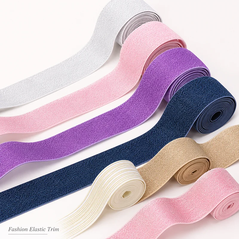 5/10Meters 25-50mm Colored Silk Nylon Elastic Band for Waistband Belt Spandex Garment Webbing Stretch Sewing Ribbon Trim Rolls
5/10Meters 25-50mm Colored Silk Nylon Elastic Band for Waistband Belt Spandex Garment Webbing Stretch Sewing Ribbon Trim Rolls