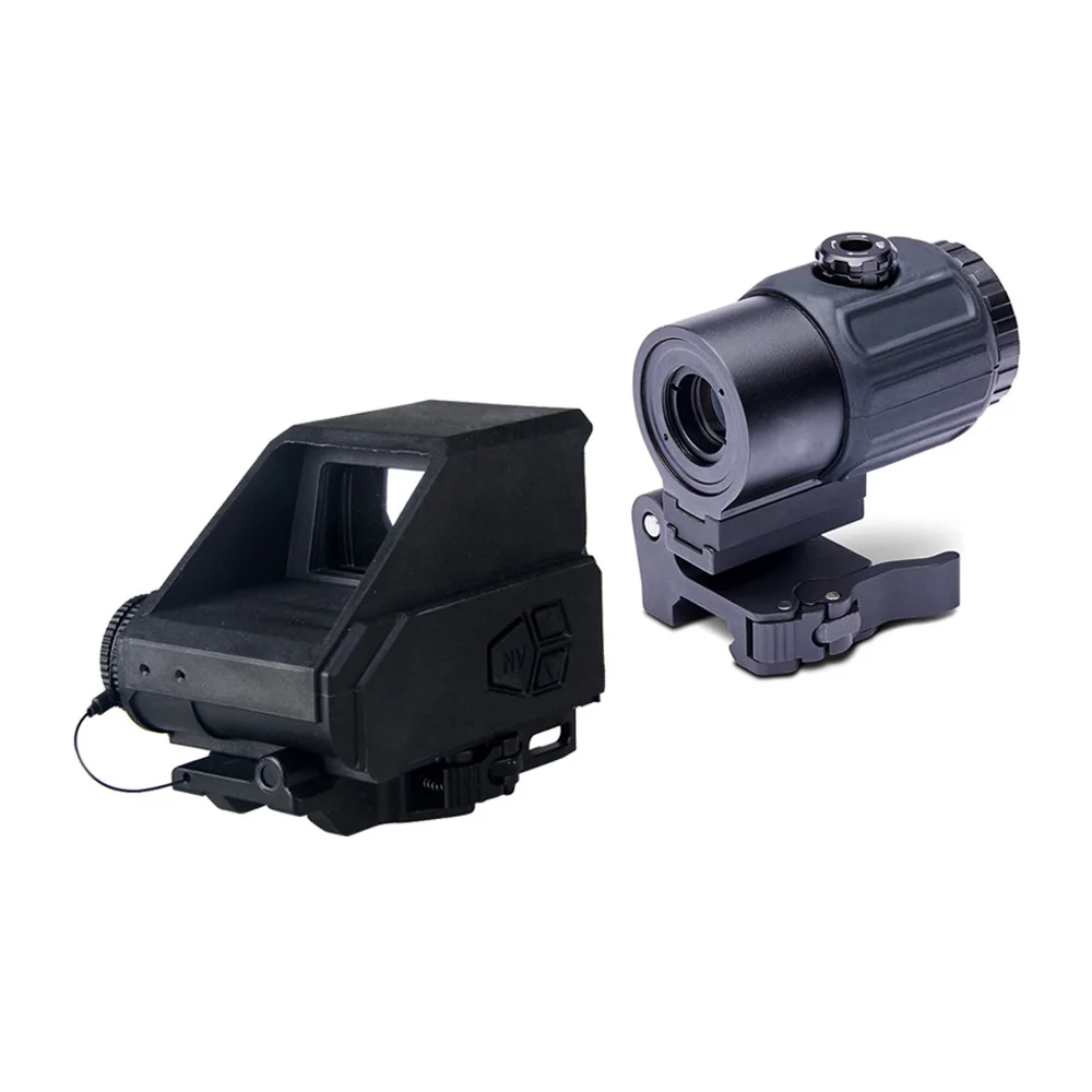 Tactical O2 559 Green & Red Dot Sight Hunting Riflescope and G43 3X Magnifier Combo Automatic Brightness Control NV Function
Tactical O2 559 Green & Red Dot Sight Hunting Riflescope and G43 3X Magnifier Combo Automatic Brightness Control NV Function