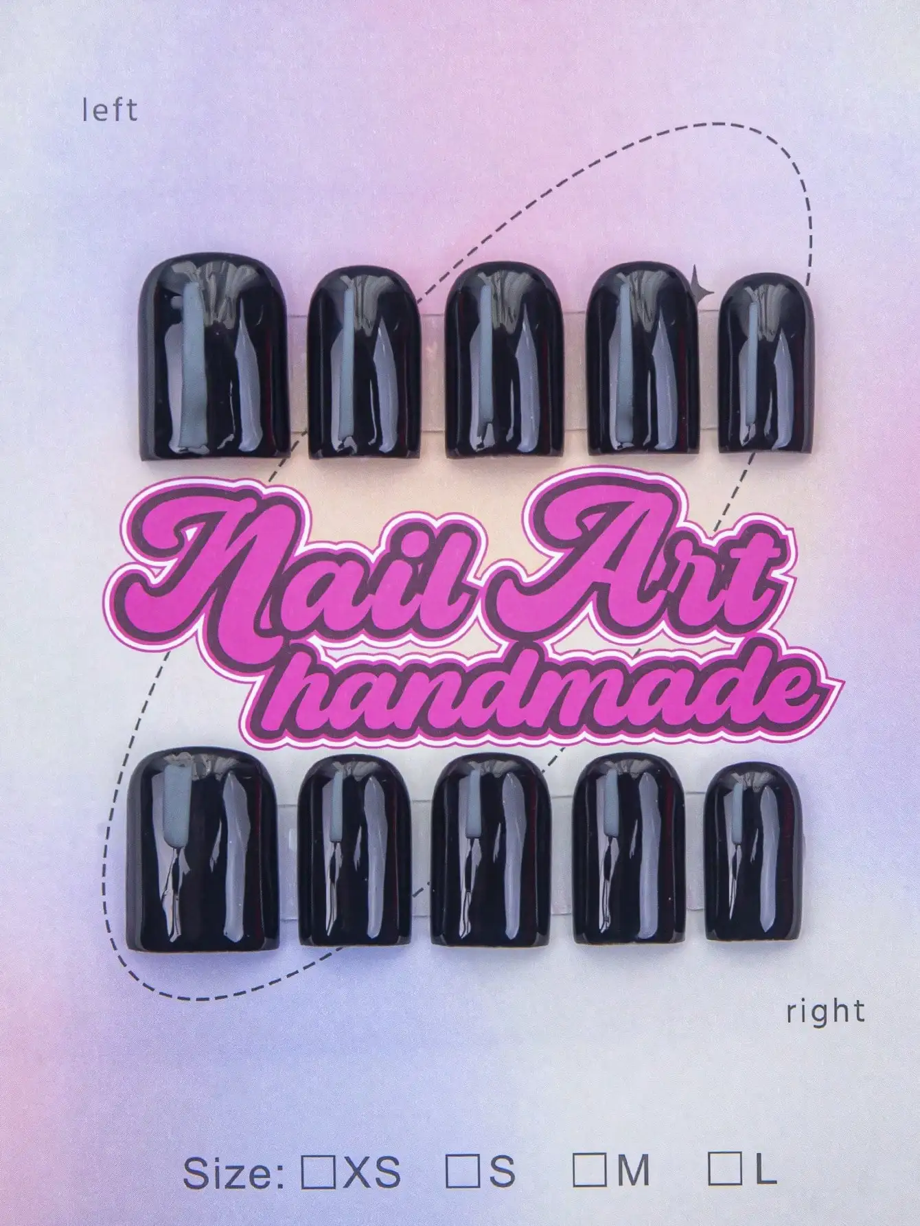 10pcs Square Handmade Nail Stickers, Y2K Style with Nude & Black French Manicure Design. Suitable for Women & Girls. Great Gift for Ladies. Press On Nails.
10pcs Square Handmade Nail Stickers, Y2K Style with Nude & Black French Manicure Design. Suitable for Women & Girls. Great Gift for Ladies. Press On Nails.