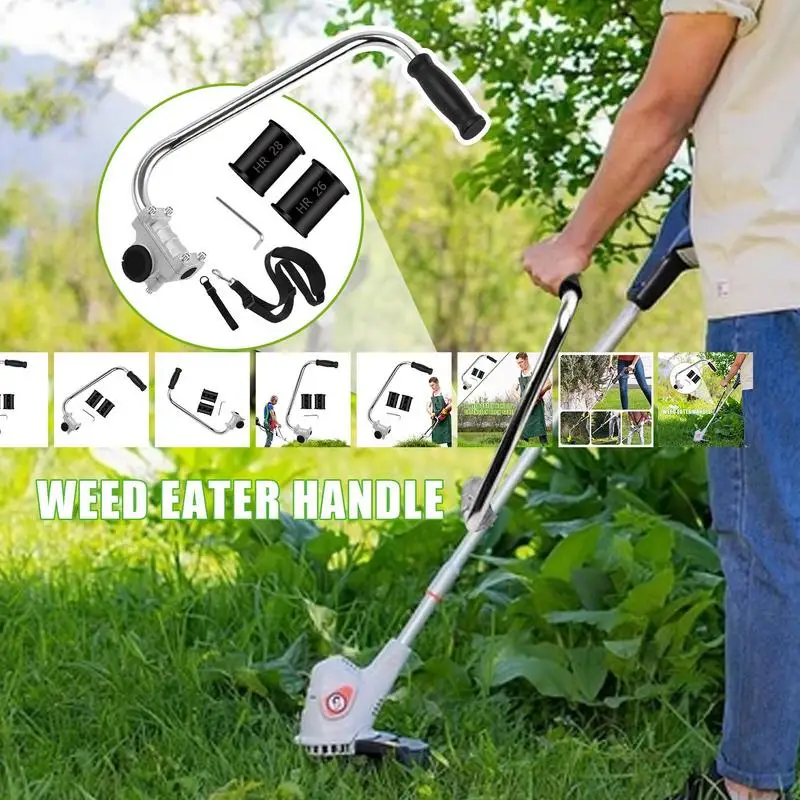 Trimmer Extension Handle Ergonomic Trimmer Grip With Shoulder Strap Aluminum Alloy Grass Cutter Attachment For Lawn Care Mower
Trimmer Extension Handle Ergonomic Trimmer Grip With Shoulder Strap Aluminum Alloy Grass Cutter Attachment For Lawn Care Mower