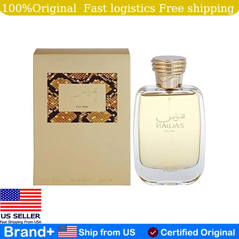 RASASI Hawas Her Eau De Parfum 100ML Long Lasting Fragrance Cologne Hair and Body Spray Birthday Gift Pheromone Portable Natural
RASASI Hawas Her Eau De Parfum 100ML Long Lasting Fragrance Cologne Hair and Body Spray Birthday Gift Pheromone Portable Natural