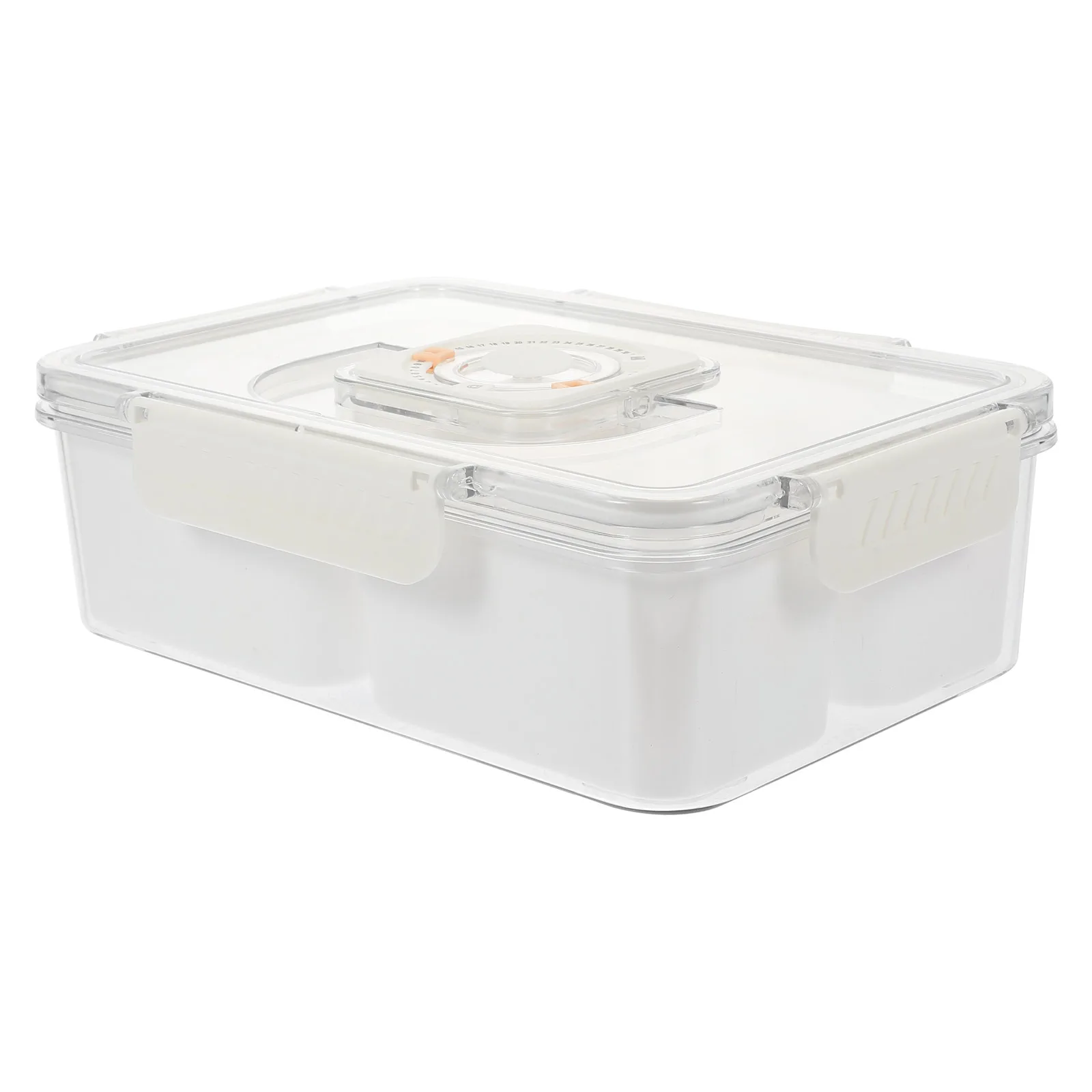 Spice Storage Clear Plastic Delicate Condiment Container 4 Compartments Seasoning Container Kitchen Supplies Salt Pepper
Spice Storage Clear Plastic Delicate Condiment Container 4 Compartments Seasoning Container Kitchen Supplies Salt Pepper