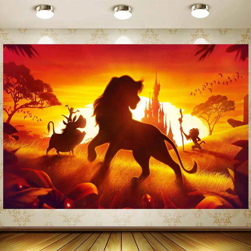 The Lion King Backdrop Children Birthday Party Supplies Cartoon Decoration WallDecor Customized Baby Shower Background
The Lion King Backdrop Children Birthday Party Supplies Cartoon Decoration WallDecor Customized Baby Shower Background
