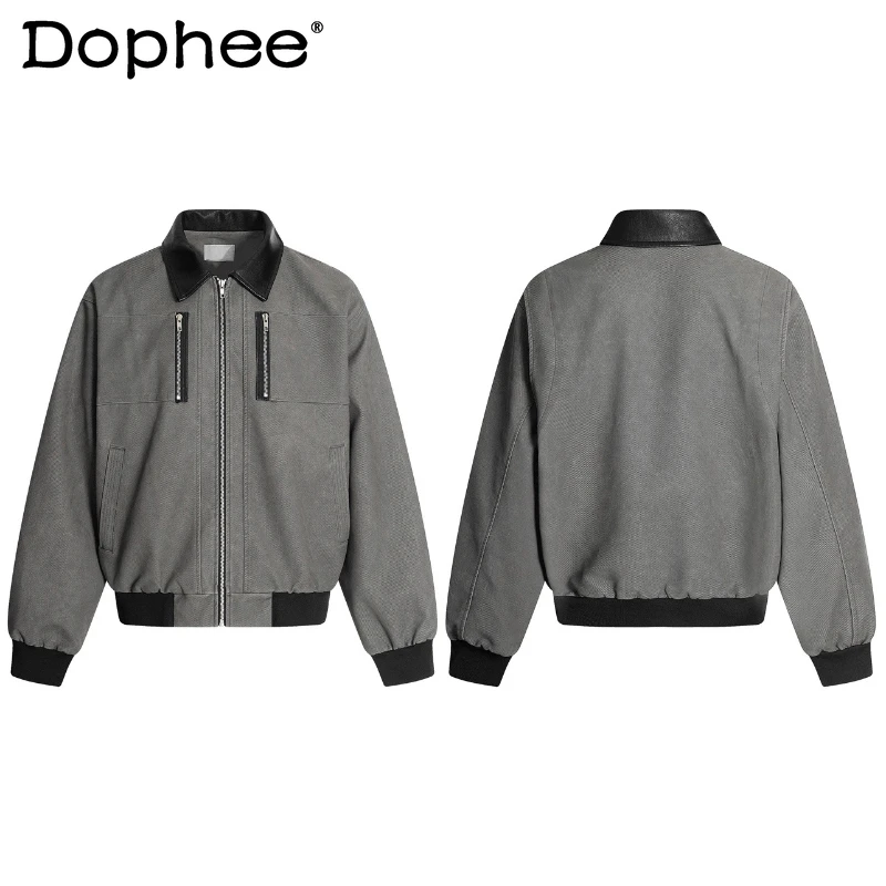 American Style High-End Lapel Jackets Men 2025 Autumn New Retro Trendy Long Sleeve Coat Male Multi-Zipper Pocket Decorative Tops
American Style High-End Lapel Jackets Men 2025 Autumn New Retro Trendy Long Sleeve Coat Male Multi-Zipper Pocket Decorative Tops