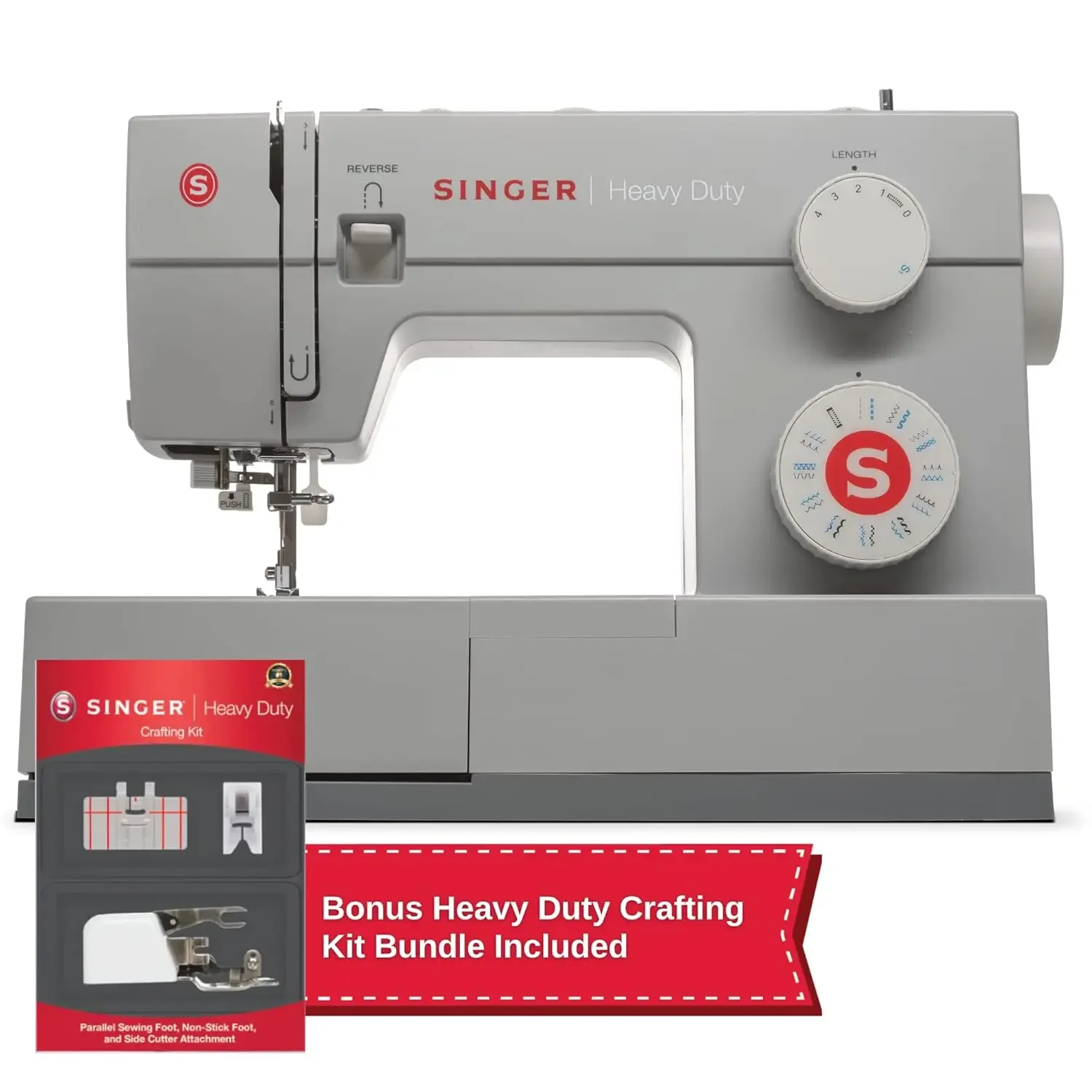 Big Holiday Value Bundle-Heavy Duty Sewing Machine, Heavy Duty Crafting Presser Foot Kit, SteamCraft 1700 Watt, Customized
Big Holiday Value Bundle-Heavy Duty Sewing Machine, Heavy Duty Crafting Presser Foot Kit, SteamCraft 1700 Watt, Customized