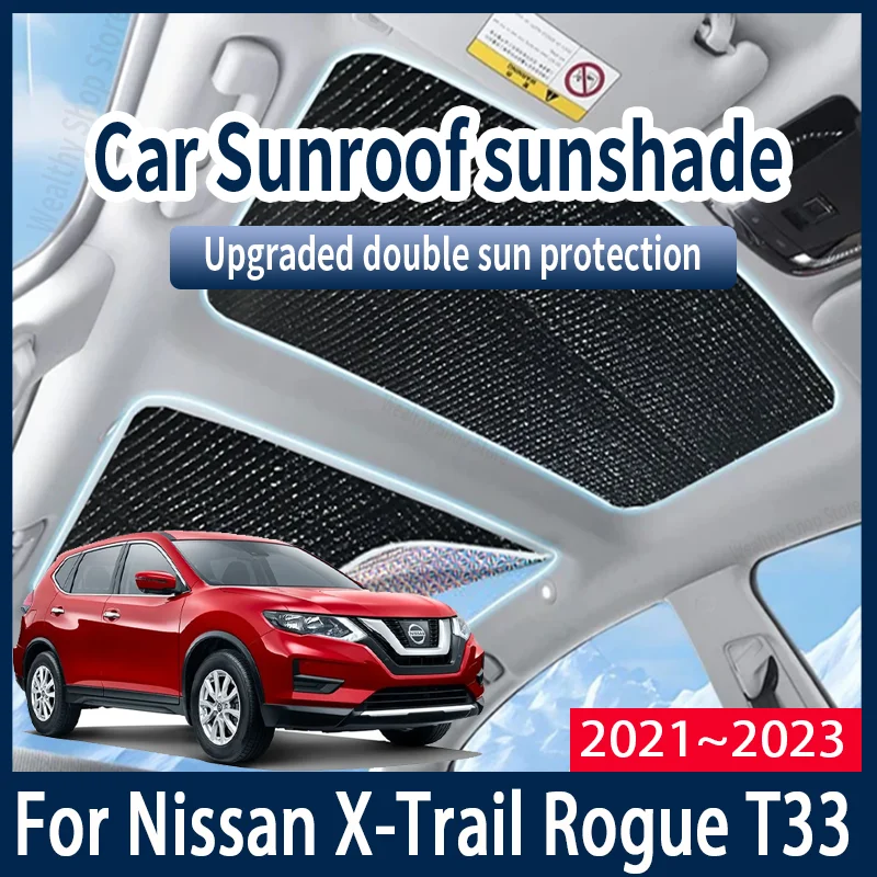 For Nissan X-Trail Rogue T33 2021~2023 2022 MK4 Car Sun Shades Cover Sunroof Sunshade Protector Anti-UV Heat Isolate Accessories
For Nissan X-Trail Rogue T33 2021~2023 2022 MK4 Car Sun Shades Cover Sunroof Sunshade Protector Anti-UV Heat Isolate Accessories