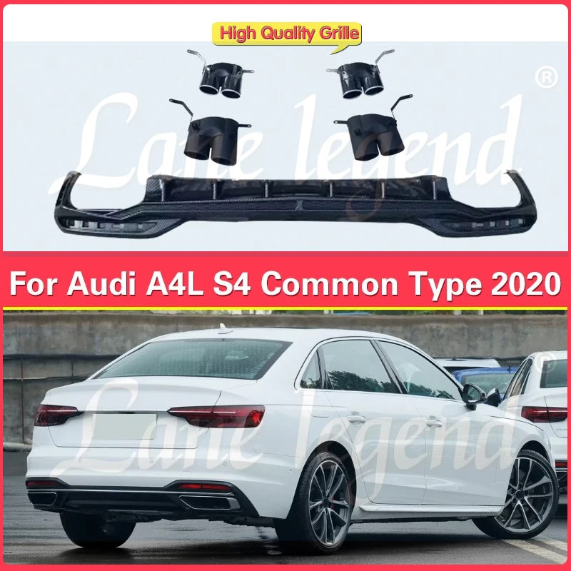For Audi A4L A4 Common Type 2020 Carbon Fiber Back lip Car Rear Bumper Diffuser Rear Splitters Spoiler Back lip Body Kit
For Audi A4L A4 Common Type 2020 Carbon Fiber Back lip Car Rear Bumper Diffuser Rear Splitters Spoiler Back lip Body Kit