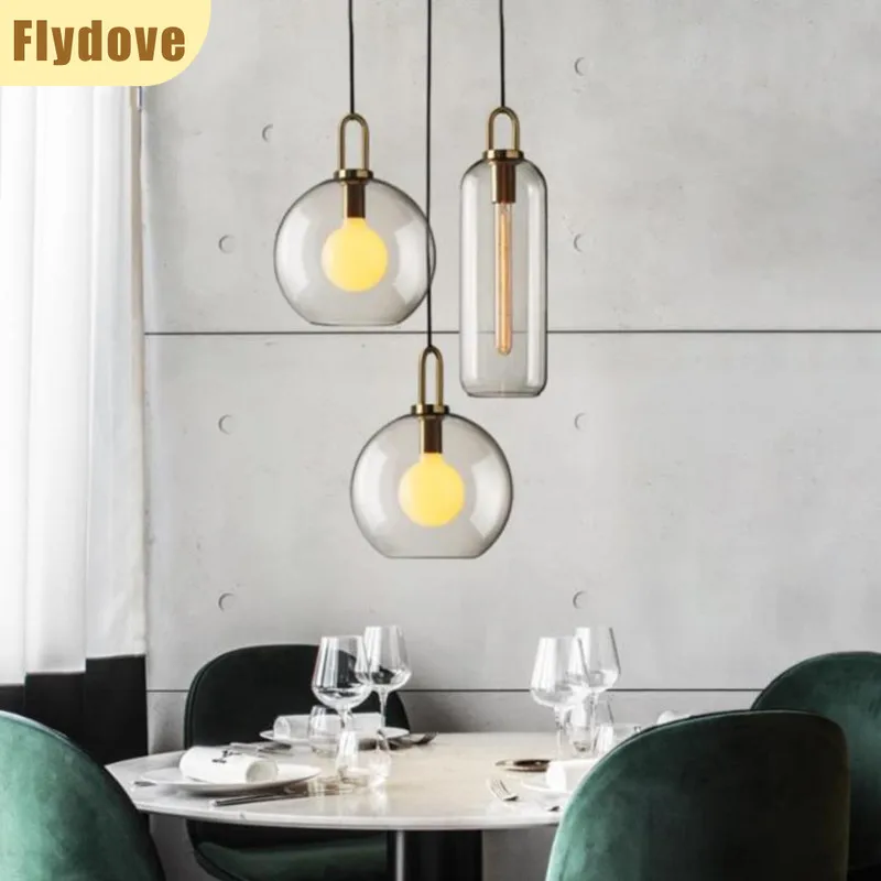 Nordic Smoke Gray Single Head Glass Chandelier Creative Restaurant Bedroom Bedside Stairs Round Lampshade Decorative Chandelier
Nordic Smoke Gray Single Head Glass Chandelier Creative Restaurant Bedroom Bedside Stairs Round Lampshade Decorative Chandelier