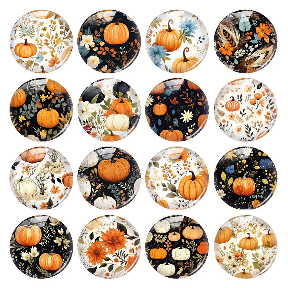 Handmade Thanksgiving Fall Autumn Pumpkins Leaves Photo Glass Cabochon Flatback Demo Flat Back Cameo For Diy Jewelry Making
Handmade Thanksgiving Fall Autumn Pumpkins Leaves Photo Glass Cabochon Flatback Demo Flat Back Cameo For Diy Jewelry Making