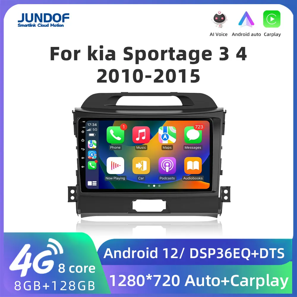 Android IOS Car Multimedia Video Autoradio Player for KIA Sportage 3 2010-2015 GPS Navigation WiFi BT Wireless Carplay
Android IOS Car Multimedia Video Autoradio Player for KIA Sportage 3 2010-2015 GPS Navigation WiFi BT Wireless Carplay